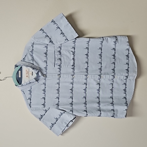 Penguin Heritage slim-fit men's city striped button down shirt size large - Picture 12 of 12